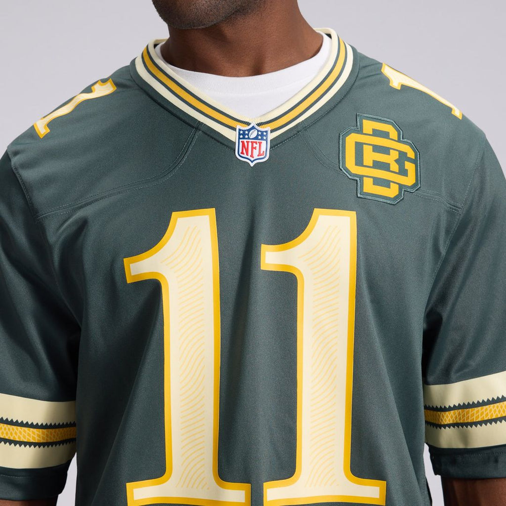 Green Bay Packers Jayden Reed Green 2026 Rivalries Collection Game Jersey product image 8, provided for visual reference and