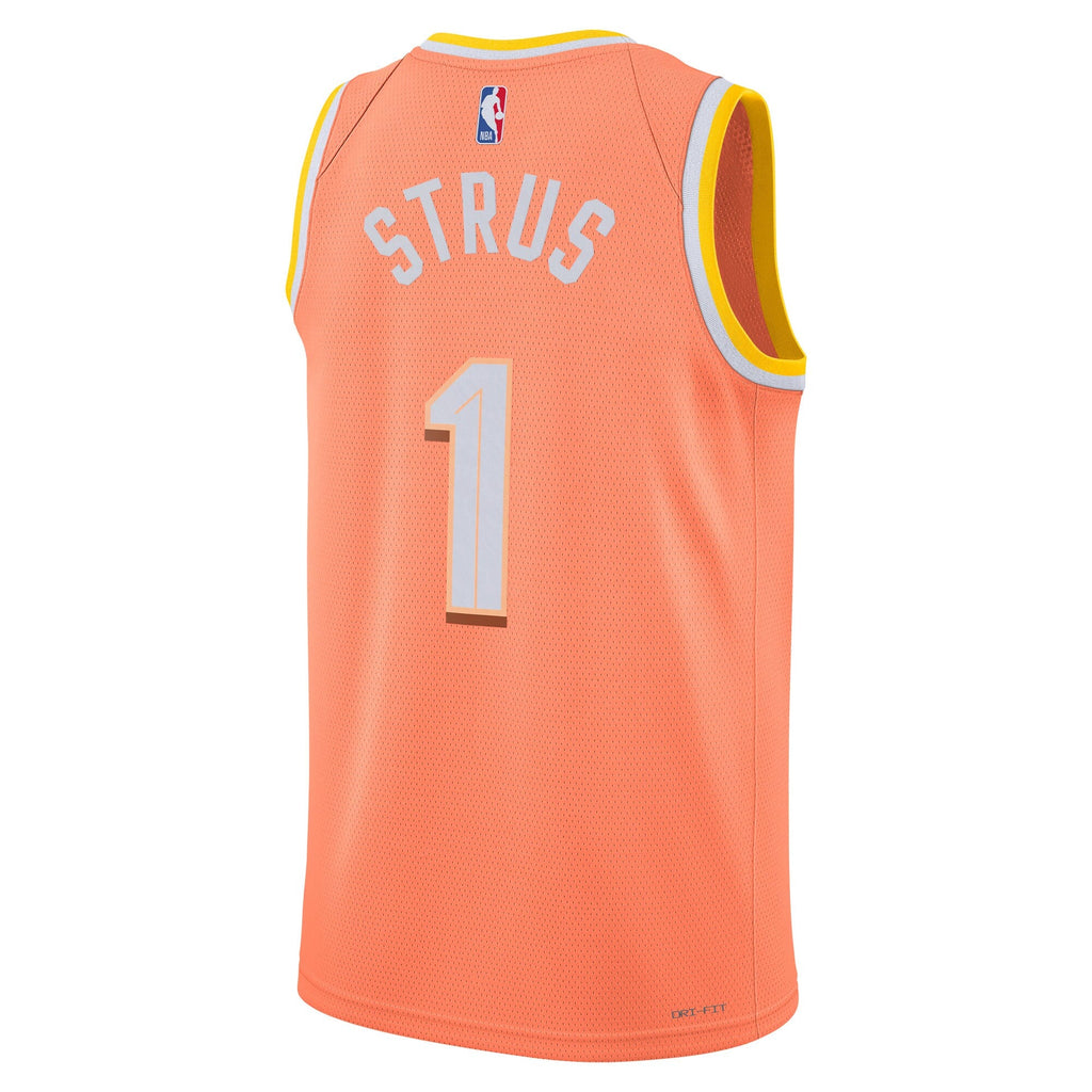 Max Strus Cleveland Cavaliers 2025/26 City Edition Swingman Jersey - Orange - Unisex product image 4, provided for visual