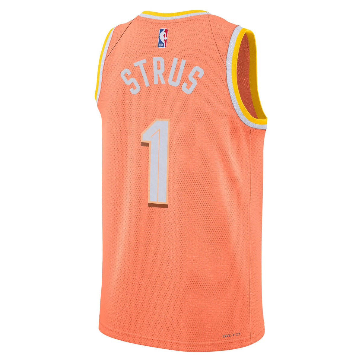 Max Strus Cleveland Cavaliers 2025/26 City Edition Swingman Jersey - Orange - Unisex product image 4, provided for visual