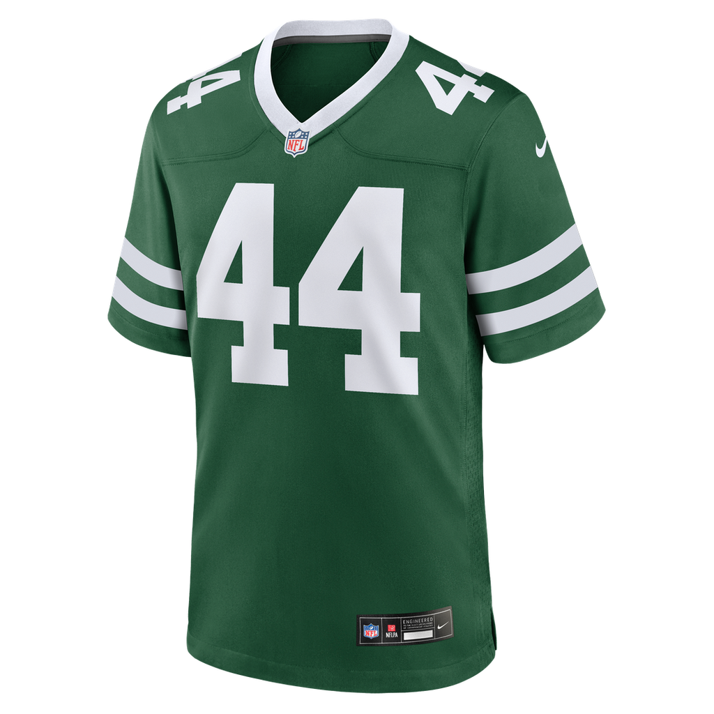 New York Jets Jamien Sherwood Legacy Green Team Game Jersey product image 2, provided for visual reference and product