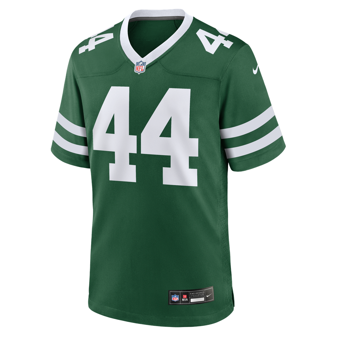 New York Jets Jamien Sherwood Legacy Green Team Game Jersey product image 2, provided for visual reference and product