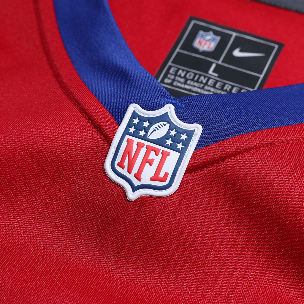 New York Giants Red Alternate Game Jersey product image 10, provided for visual reference and product detail review