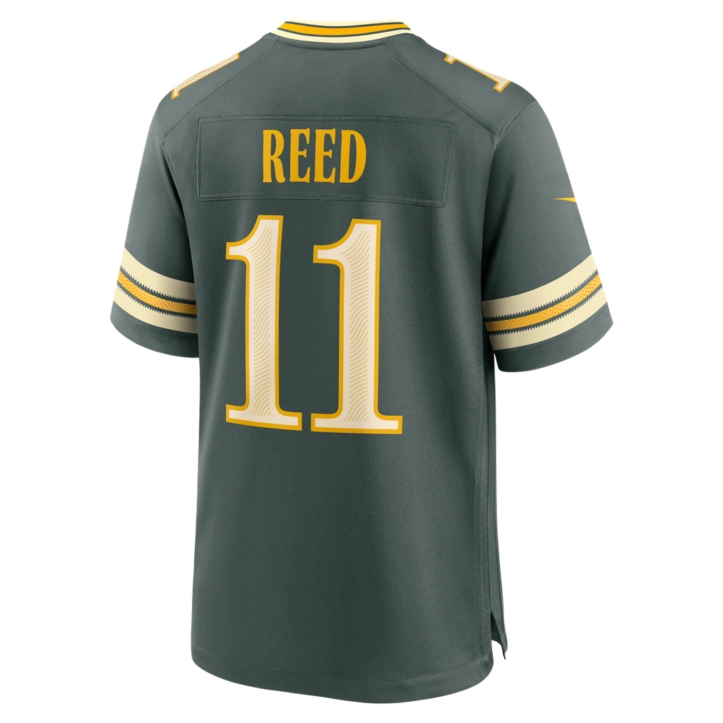 Green Bay Packers Jayden Reed Green 2026 Rivalries Collection Game Jersey product image 7, provided for visual reference and