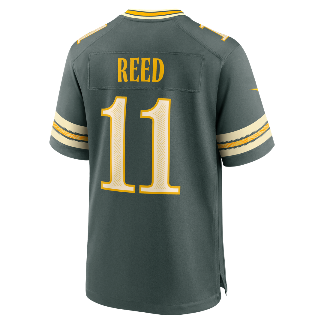 Green Bay Packers Jayden Reed Green 2026 Rivalries Collection Game Jersey product image 7, provided for visual reference and