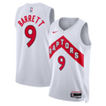 Toronto Raptors Association Edition Swingman Basketball Jersey - White - RJ Barrett - Unisex product image 1, provided for