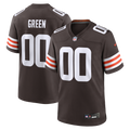 Cleveland Browns Taylen Green Brown Game Jersey product image 1, provided for visual reference and product detail review