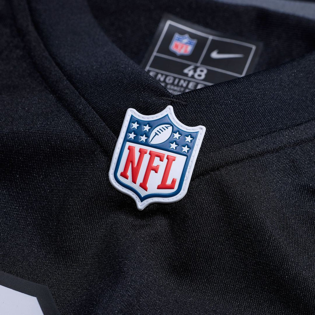 Las Vegas Raiders Jacob Bobenmoyer Black Game Player Jersey product image 4, provided for visual reference and product