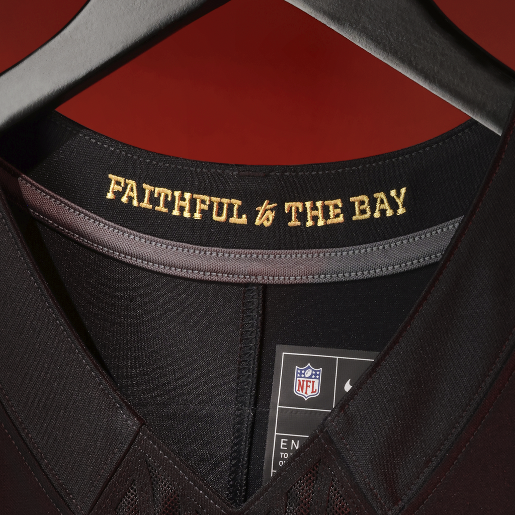 San Francisco 49ers Christian McCaffrey Black Rivalries Collection Stitched Limited Jersey product image 10, provided for