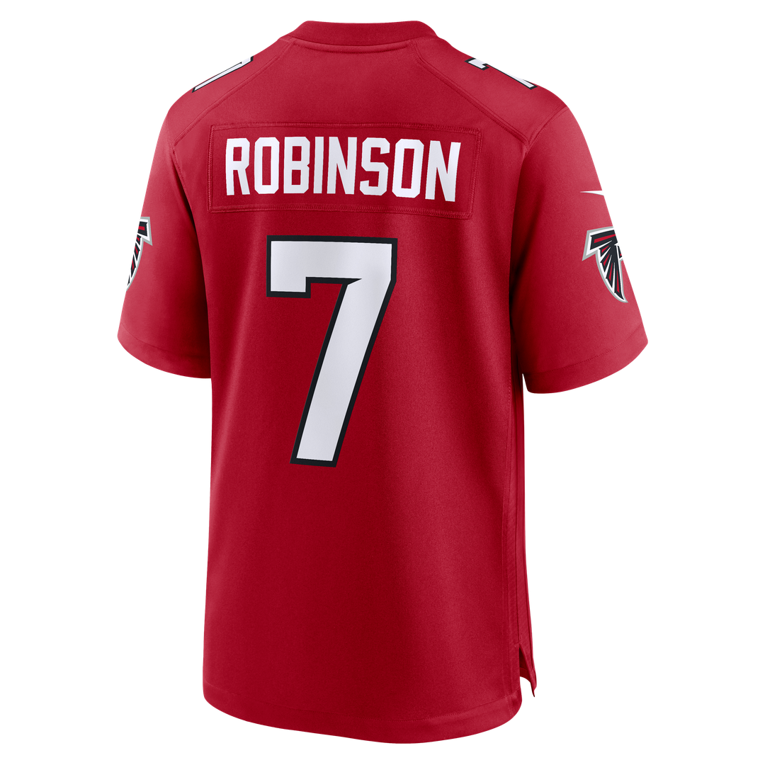 Atlanta Falcons Bijan Robinson White Game Jersey product image 27, provided for visual reference and product detail review