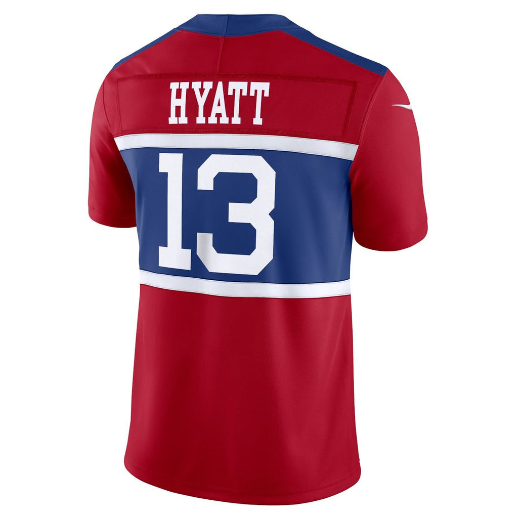 New York Giants Jalin Hyatt Century Red Alternate Vapor F.U.S.E. Limited Jersey product image 3, provided for visual