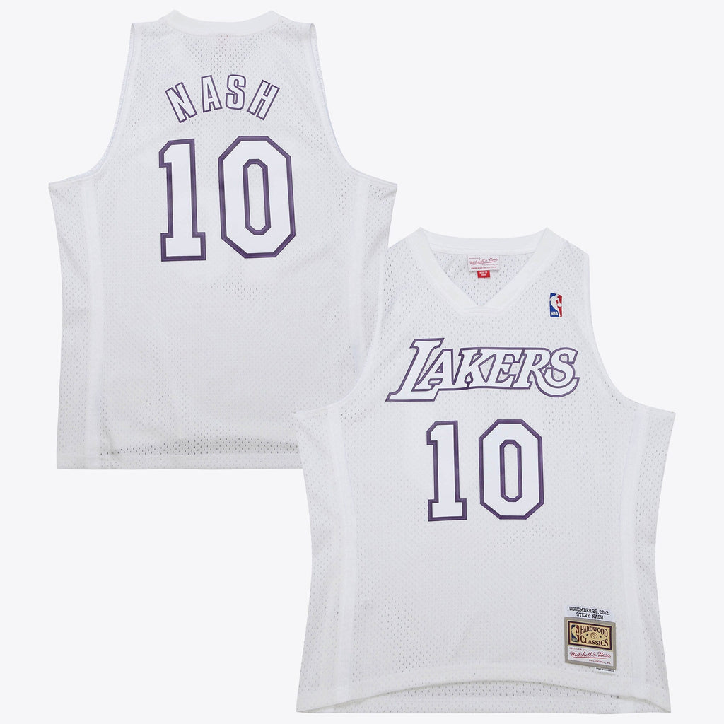 Steve Nash Los Angeles Lakers 2012 Day Authentic Jersey - White product image 2, provided for visual reference and product