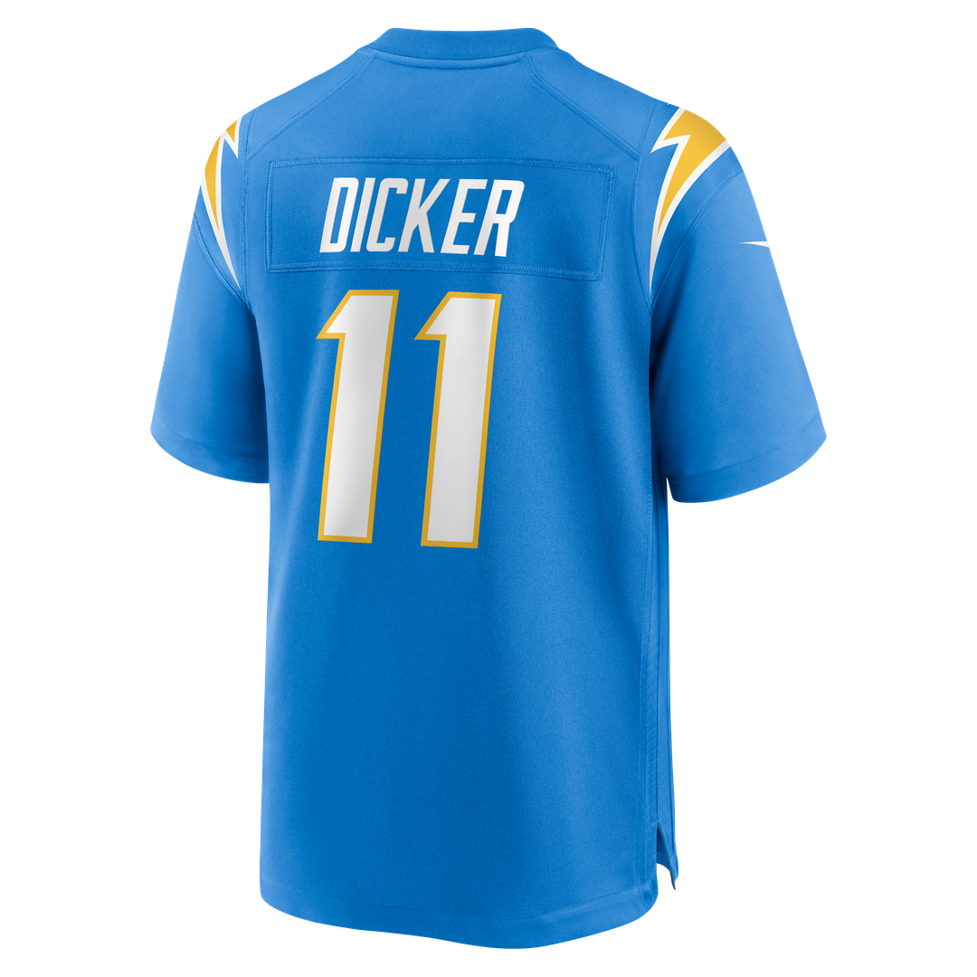 Los Angeles Chargers Cameron Dicker Gold Alternate Game Jersey product image 9, provided for visual reference and product