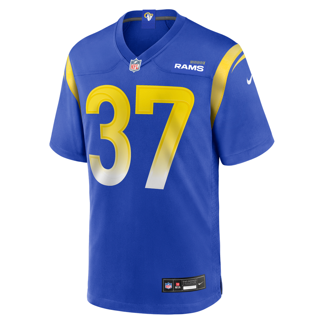 Los Angeles Rams Quentin Lake Royal Game Player Jersey product image 2, provided for visual reference and product detail