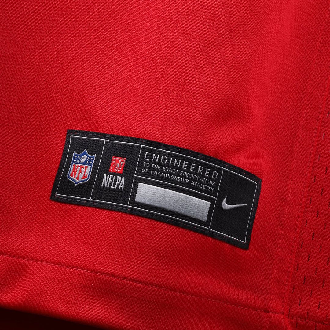 San Francisco 49ers Trent Williams Scarlet Alternate Game Jersey product image 6, provided for visual reference and product