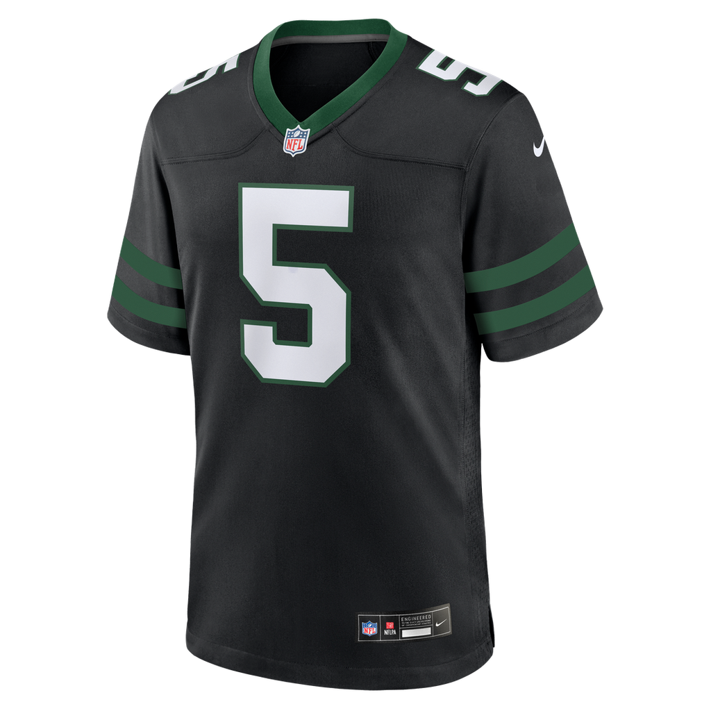 New York Jets Garrett Wilson Legacy Green Game Jersey product image 39, provided for visual reference and product detail