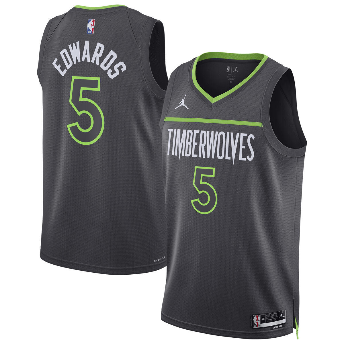 Anthony Edwards Minnesota Timberwolves Swingman Statement Jersey - Unisex product image 2, provided for visual reference and