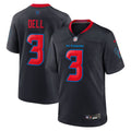 Houston Texans Tank Dell Navy 2nd Alternate Game Jersey product image 1, provided for visual reference and product detail
