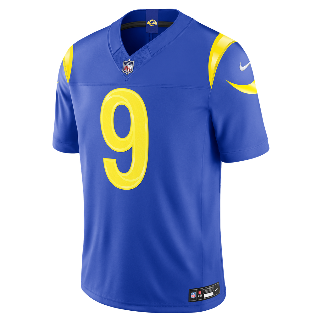 Los Angeles Rams Matthew Stafford Royal Team Vapor F.U.S.E. Stitched Limited Jersey product image 2, provided for visual