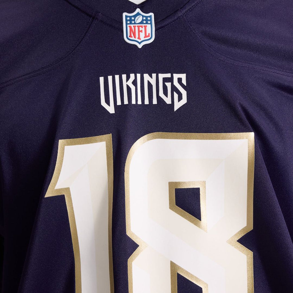 Minnesota Vikings Justin Jefferson Purple 2026 Rivalries Collection Game Jersey product image 10, provided for visual
