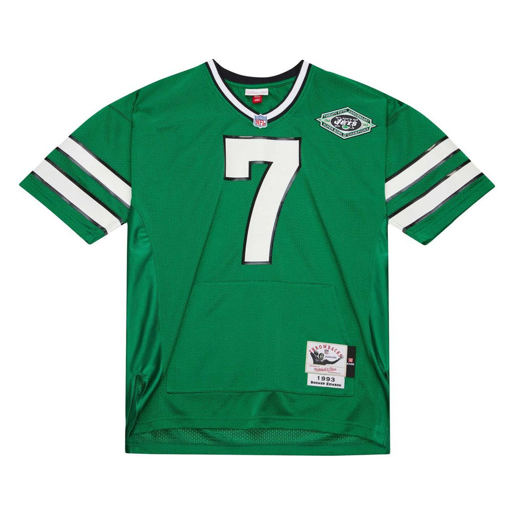 New York Jets Boomer Esiason Kelly Green 1993 Authentic Throwback Retired Player Pocket Jersey product image 2, provided for