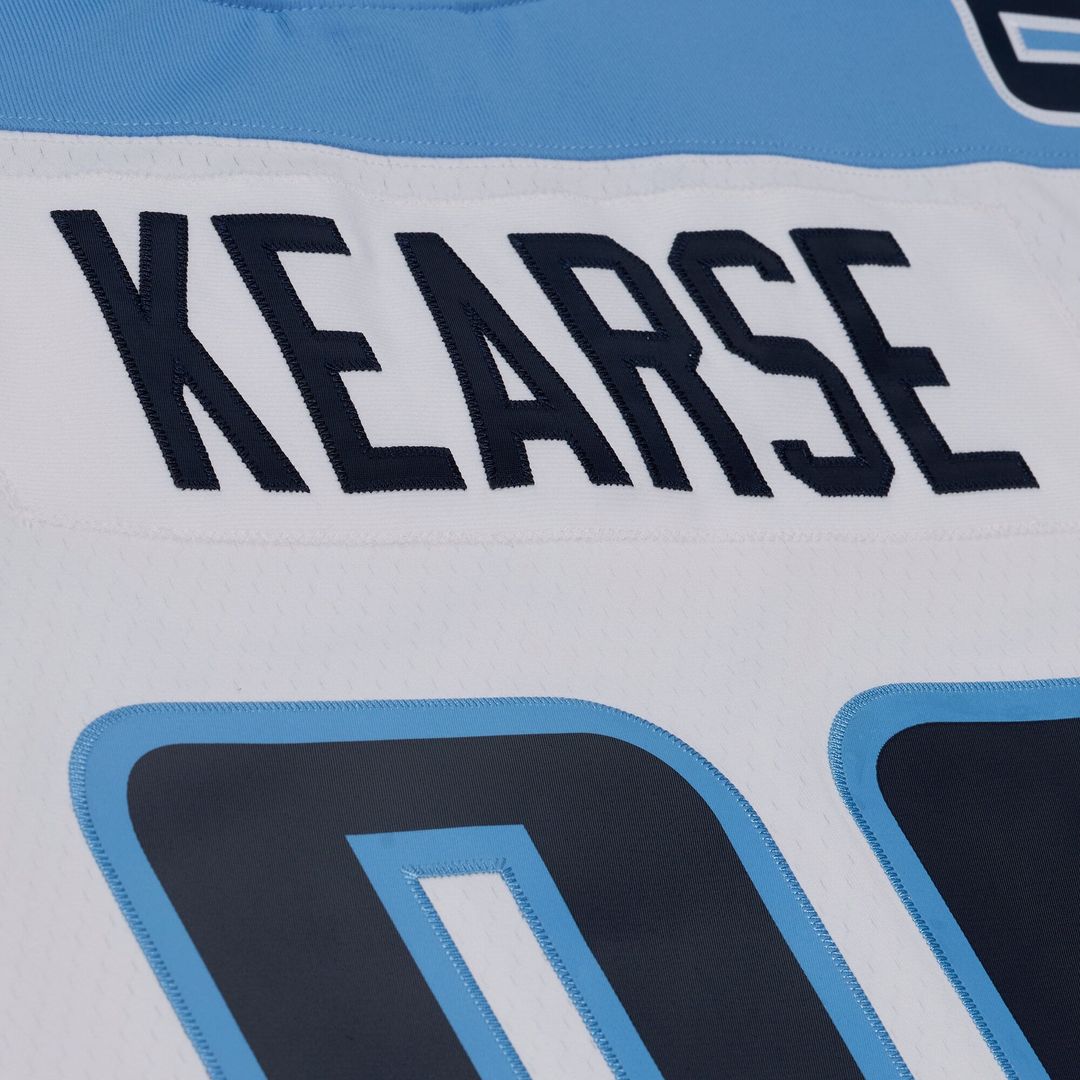Tennessee Titans Jevon Kearse White Retired Legacy Replica Player Jersey product image 7, provided for visual reference and