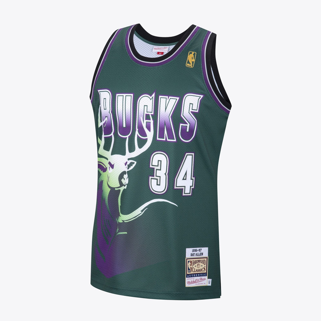 Milwaukee Bucks Ray Allen 1996 Hardwood Classics Alternate product image 2