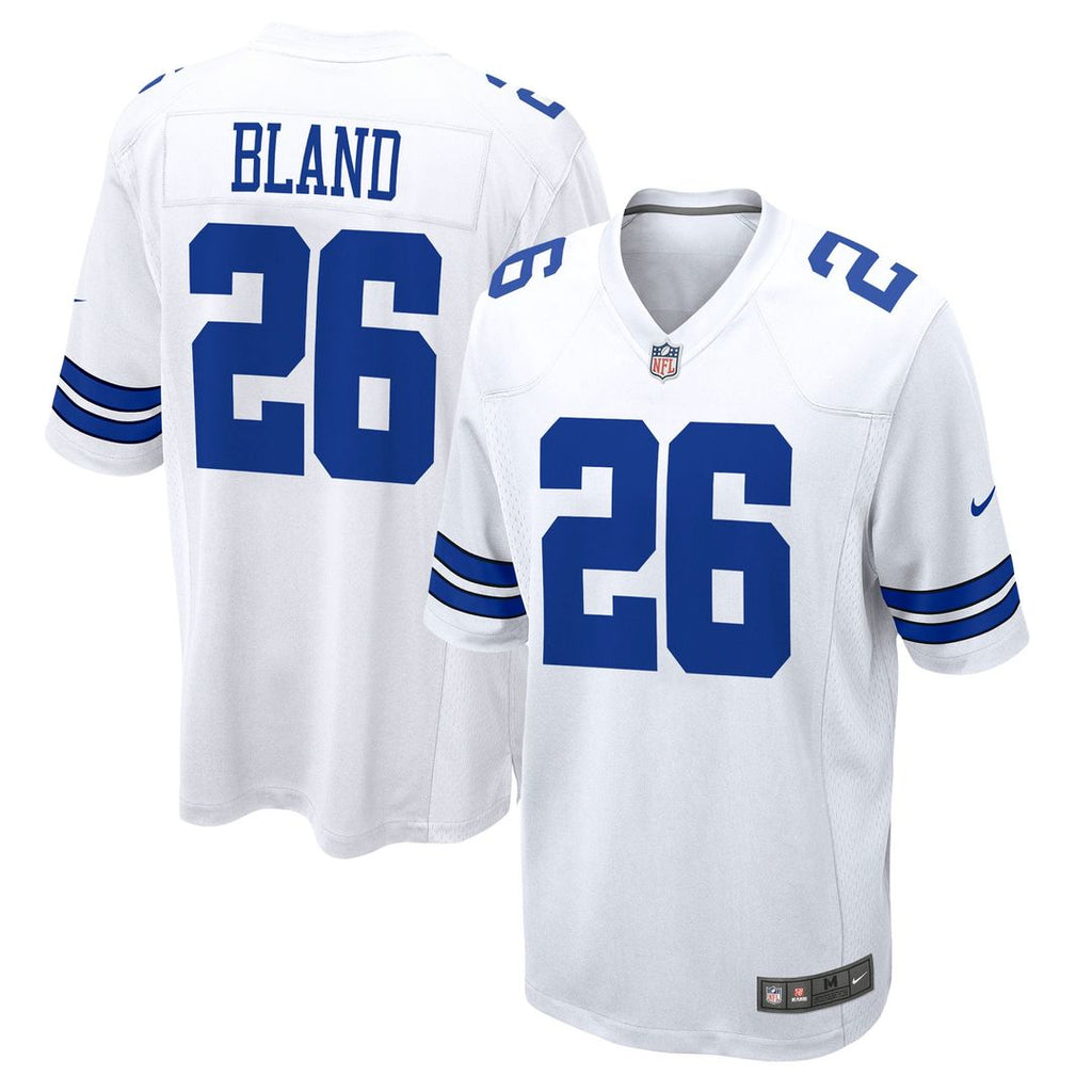 Dallas Cowboys DaRon Bland White Game Jersey product image 4, provided for visual reference and product detail review