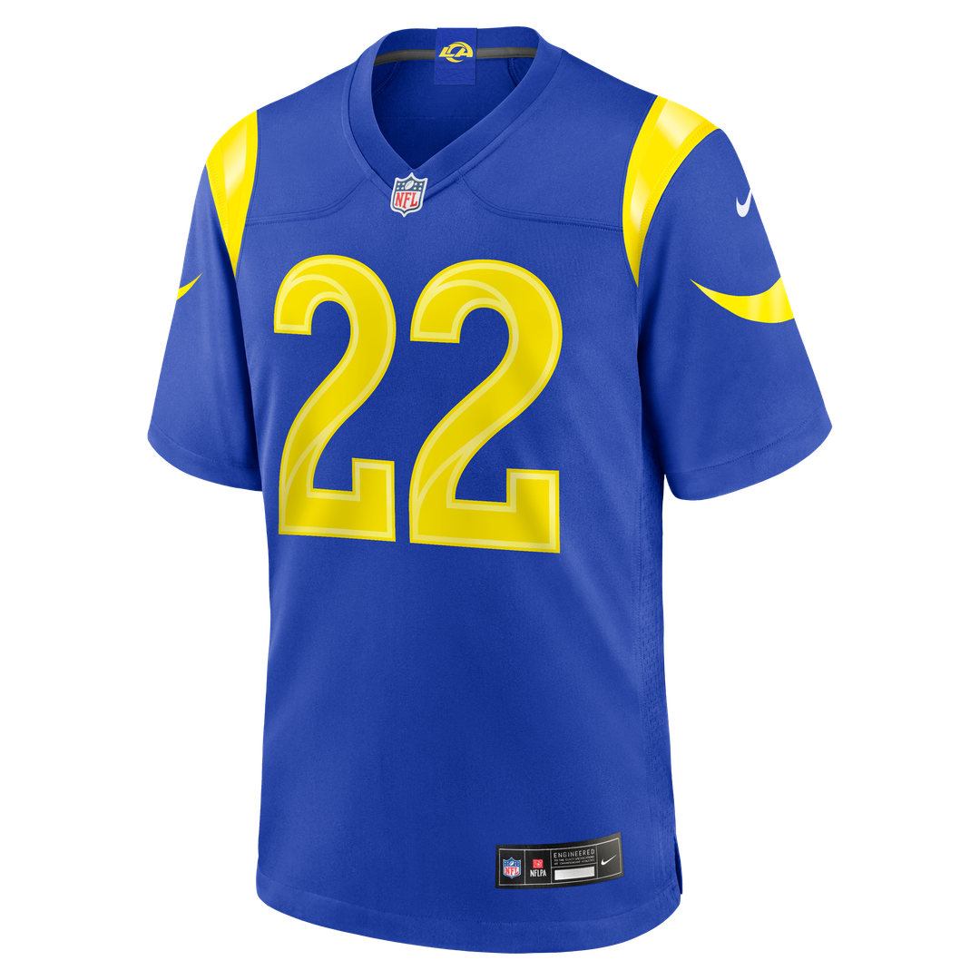 Los Angeles Rams Trent McDuffie Royal Team Game Player Jersey product image 2, provided for visual reference and product