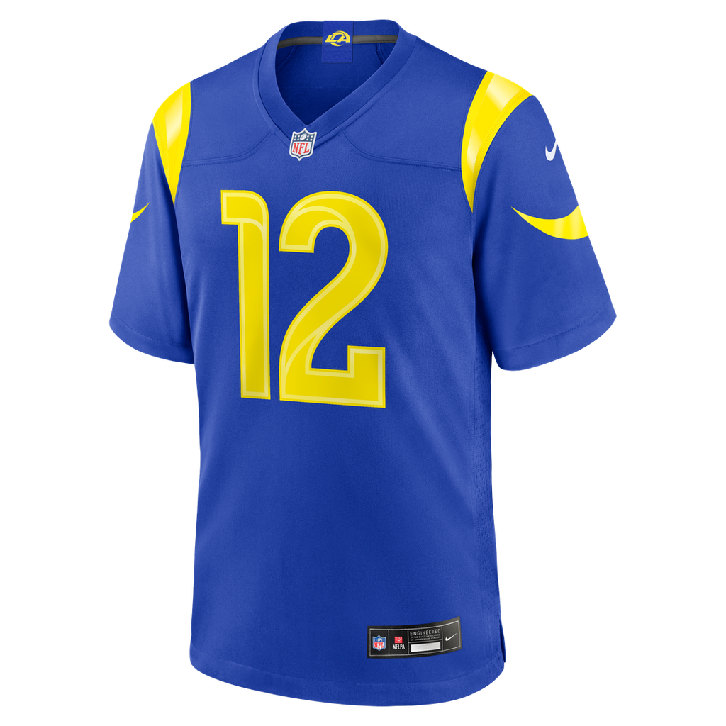 Los Angeles Rams Puka Nacua Royal Team Game Player Jersey product image 19, provided for visual reference and product detail