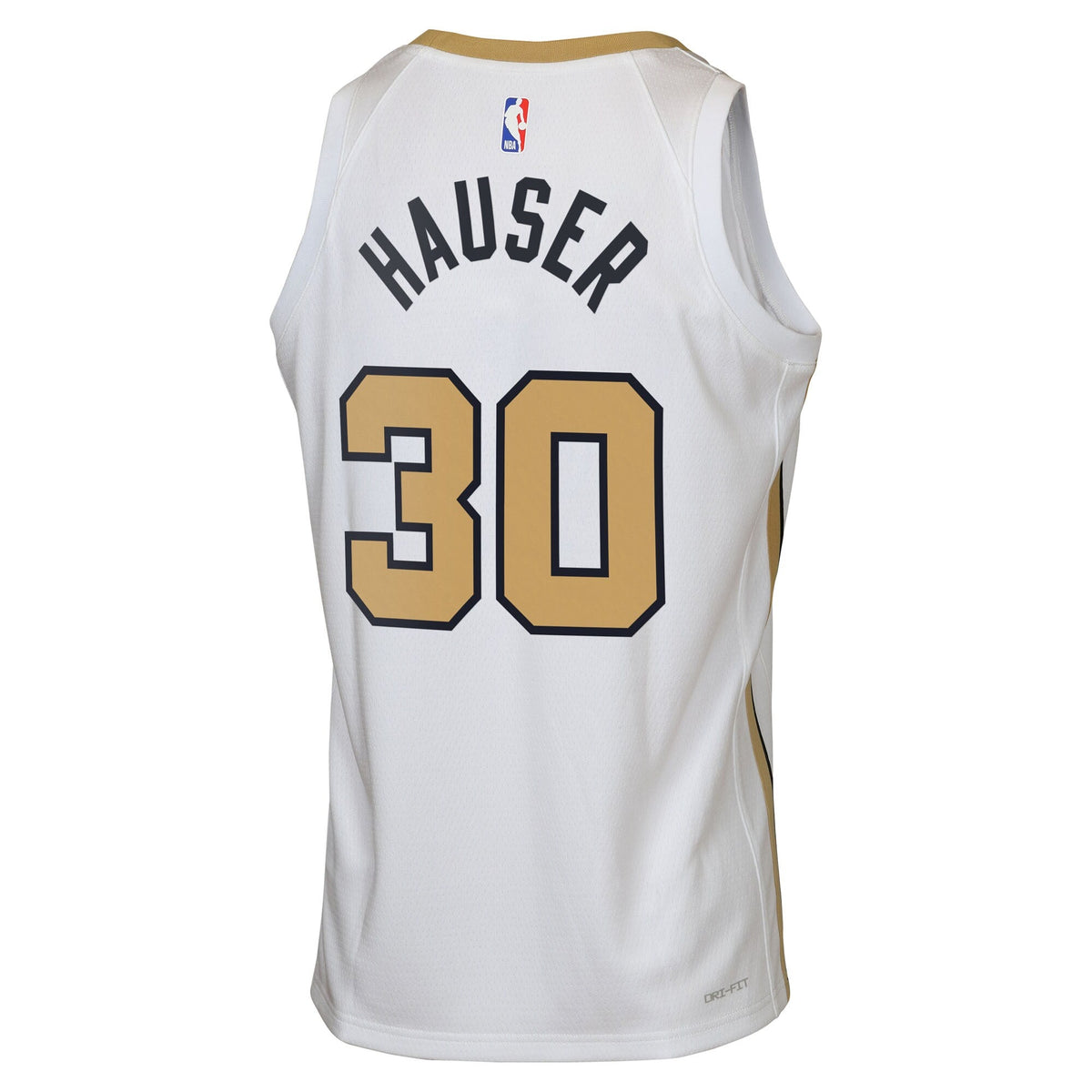 Sam Hauser Boston Celtics 2025/26 City Edition Swingman Jersey - White - Youth product image 4, provided for visual
