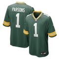 Green Bay Packers Micah Parsons Green Game Player Jersey product image 1, provided for visual reference and product detail