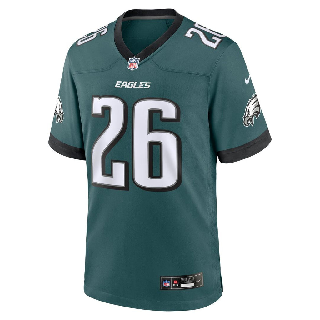 Philadelphia Eagles Saquon Barkley Midnight Green Game Player Jersey product image 12, provided for visual reference and