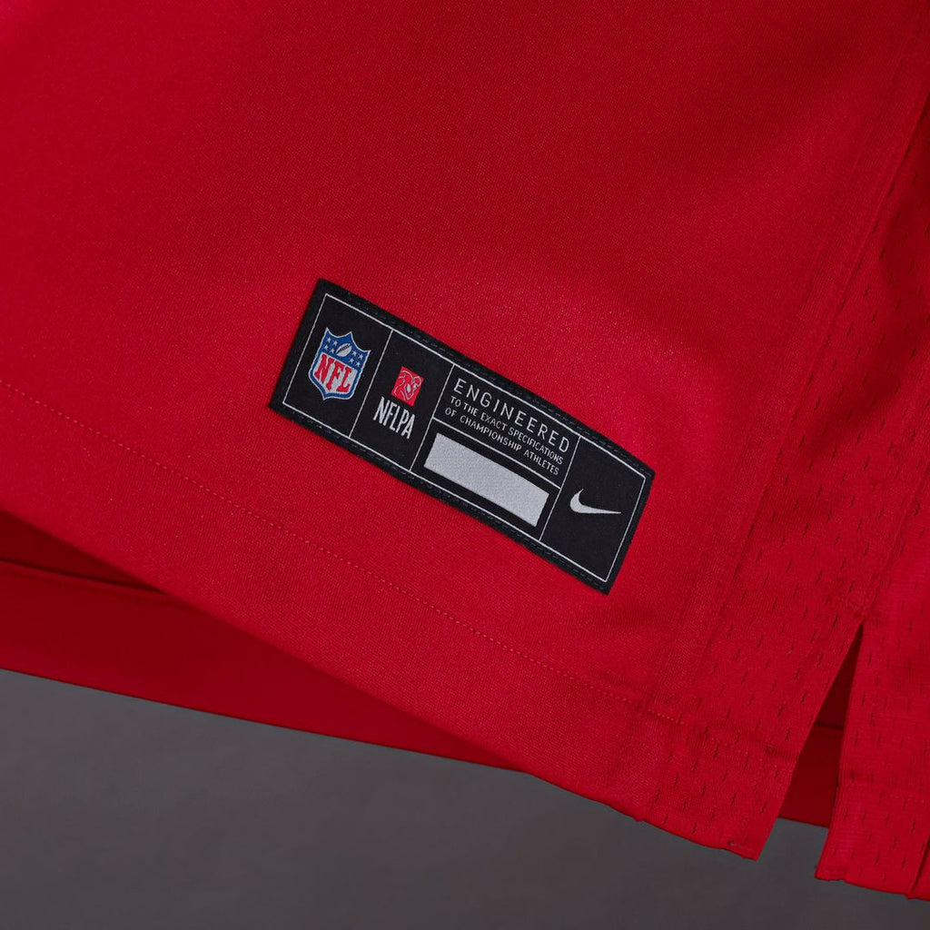 Atlanta Falcons Kyle Pitts Sr. Red Game Jersey product image 14, provided for visual reference and product detail review