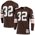 Cleveland Browns 1964 Jim Brown Brown Authentic Throwback Retired Player Jersey product image 1, provided for visual