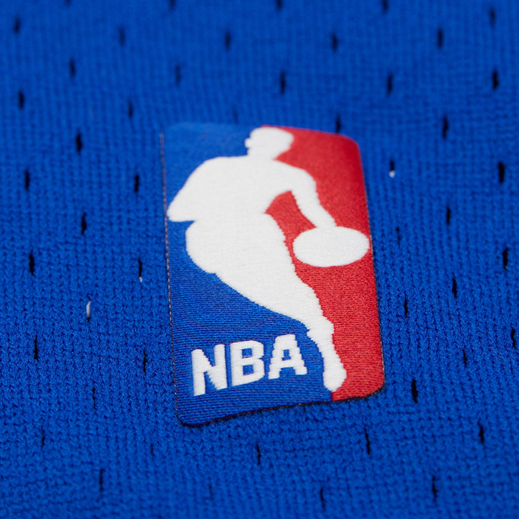 New York Knicks Carmelo Anthony Mitchell & Ness Blue Big & Tall 2010/11 Swingman Jersey for Men product image 8, provided