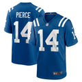 Indianapolis Colts Alec Pierce Royal Player Game Jersey product image 1, provided for visual reference and product detail