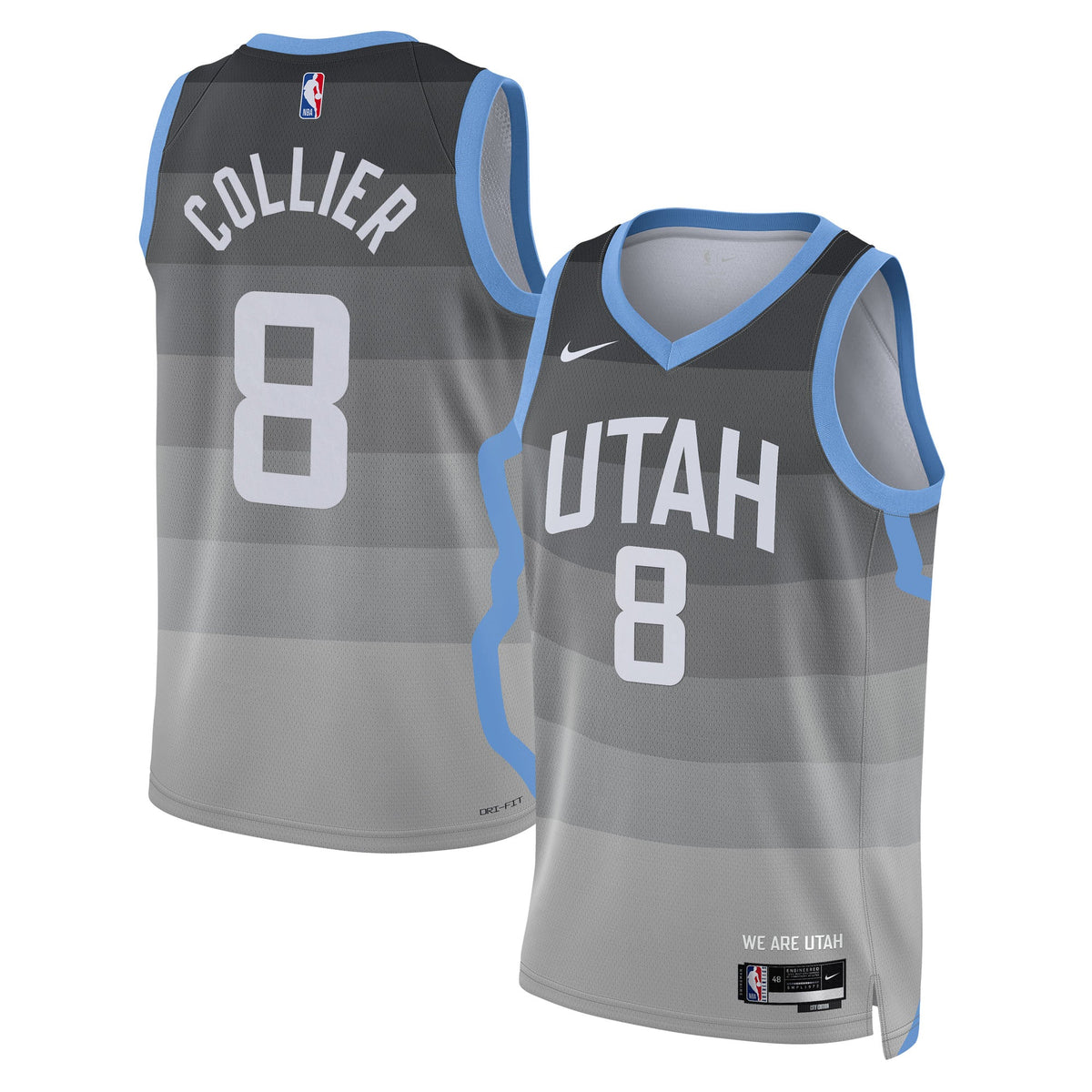 Utah Jazz Nike 2025/26 City Edition Swingman Jersey - Gray product image 1
