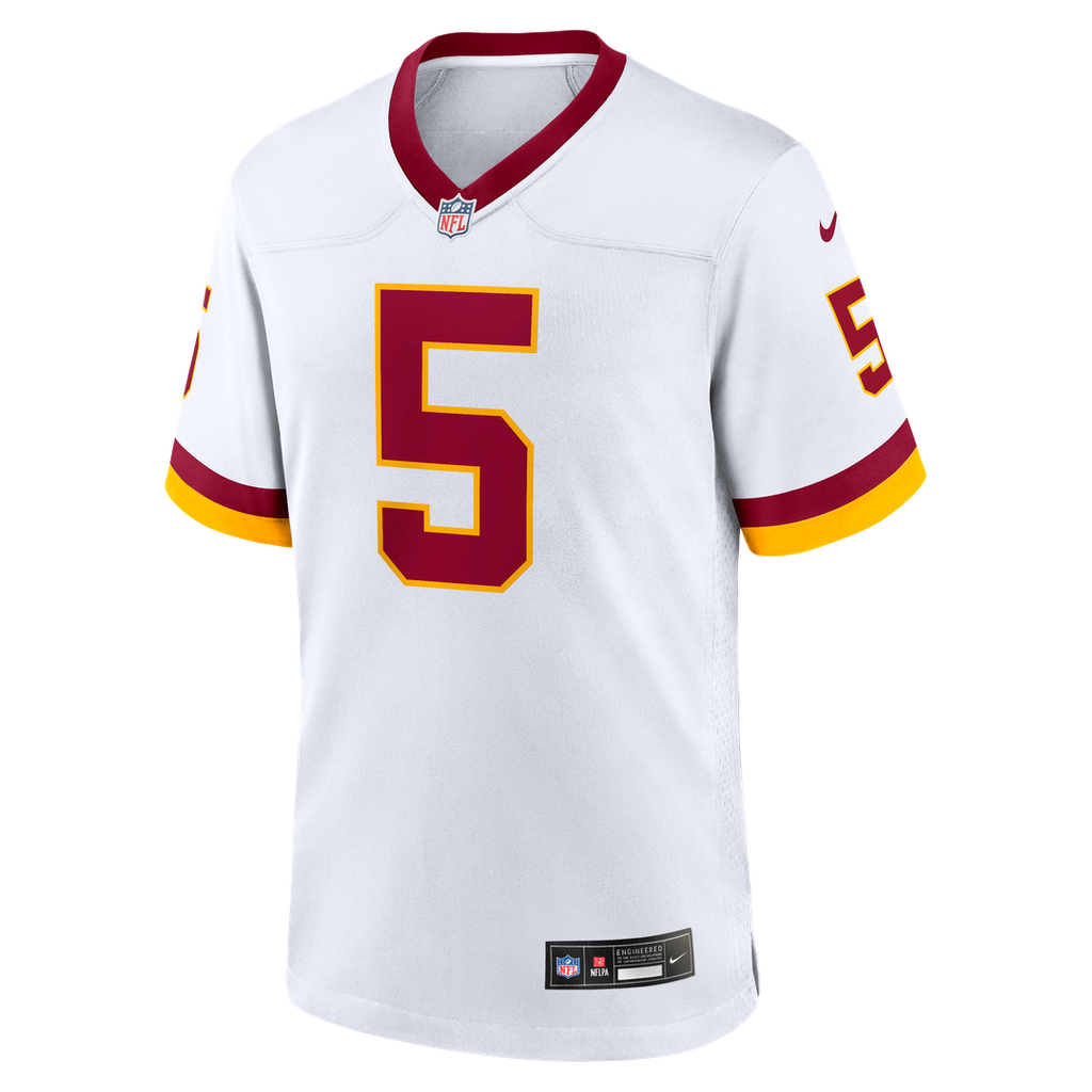 Hail Raiser Men Washington Commanders Jayden Daniels Black Alternate Game Jersey product image 46, provided for visual