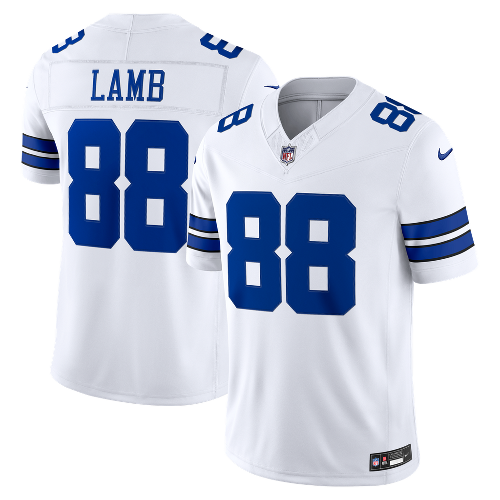 Dallas Cowboys CeeDee Lamb Navy Alternate Vapor F.U.S.E. Stitched Limited Jersey product image 7, provided for visual