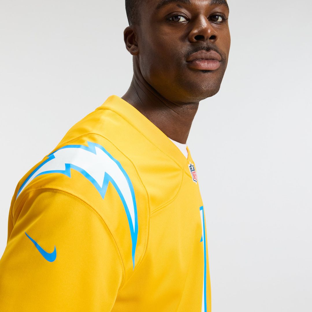 Los Angeles Chargers Quentin Johnston Navy Alternate Super Chargers Game Player Jersey product image 24, provided for visual