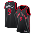 Toronto Raptors Brand Statement Edition Swingman Basketball Jersey - Black - RJ Barrett - Unisex product image 1, provided