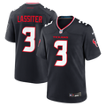 Houston Texans Kamari Lassiter Navy Team Game Jersey product image 1, provided for visual reference and product detail review