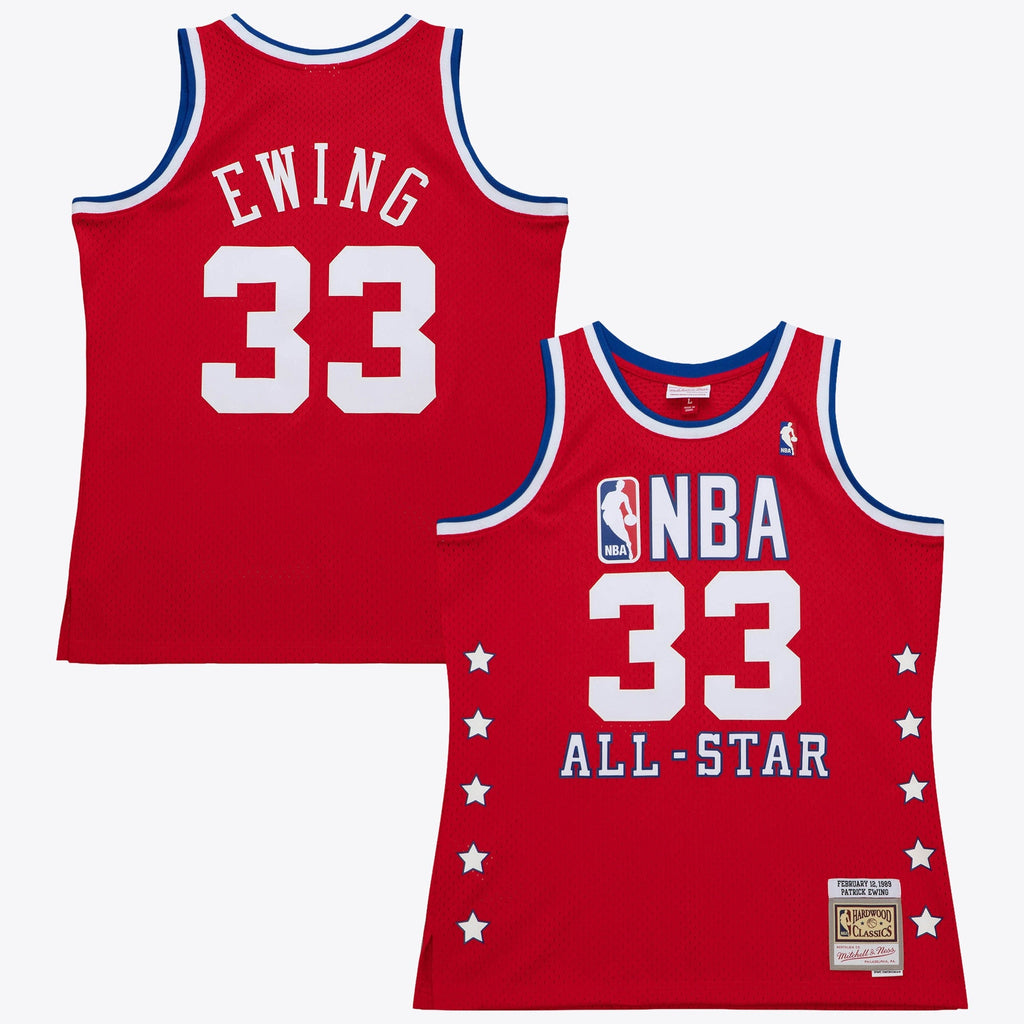 Patrick Ewing New York Knicks 1989 All-Star Authentic Swingman Jersey - Scarlet product image 1, provided for visual
