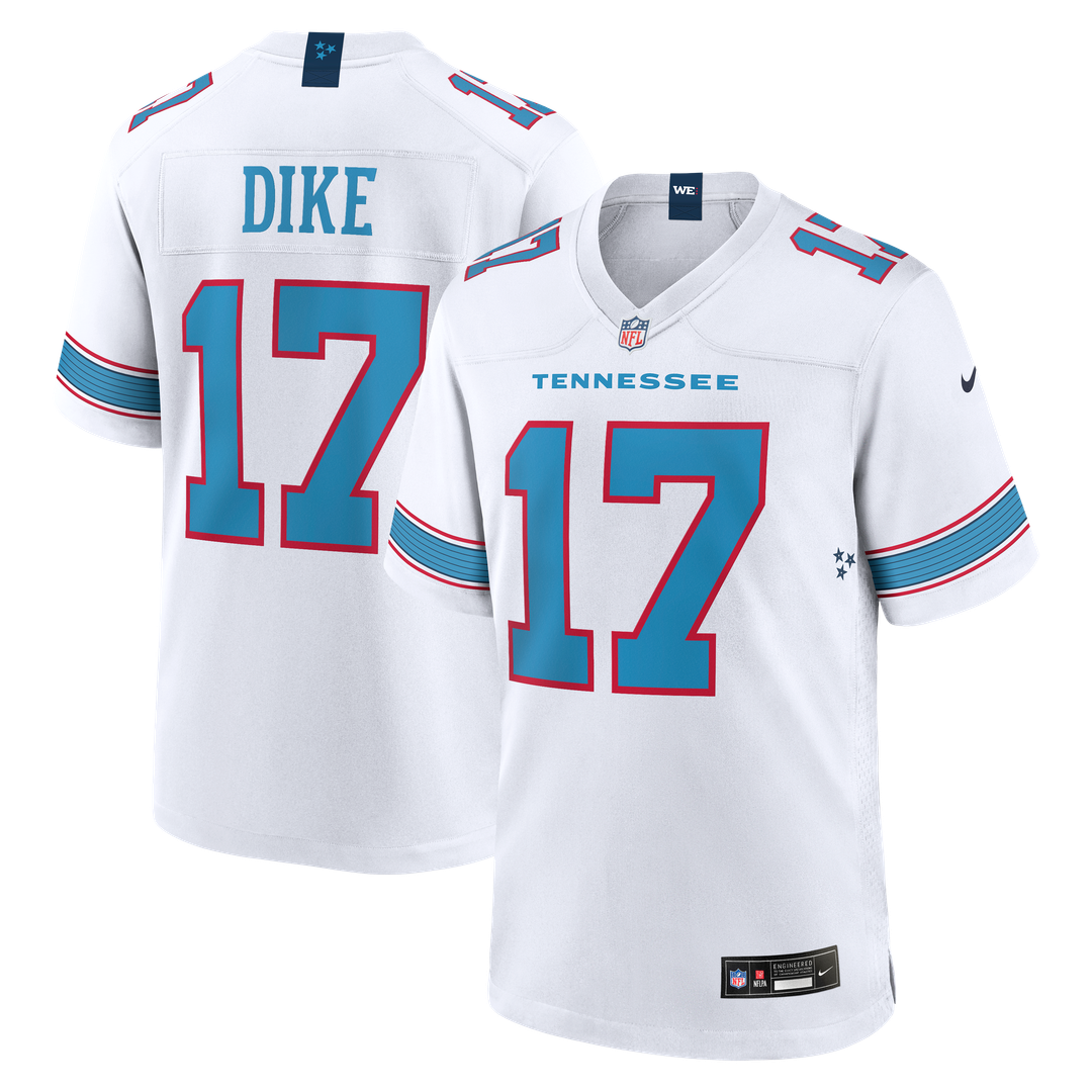 Tennessee Titans Chimere Dike Light Blue Team Game Jersey product image 13, provided for visual reference and product detail