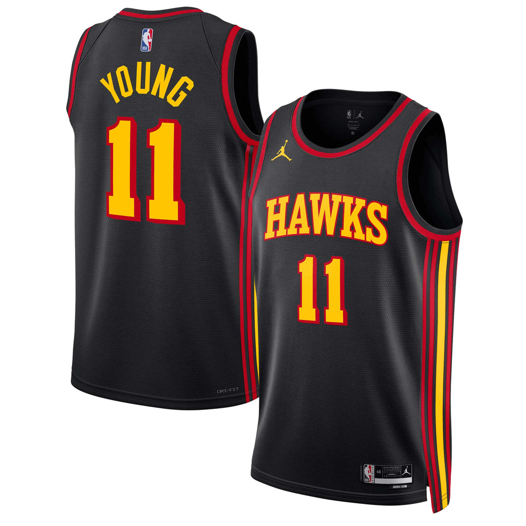 Trae Young Atlanta Hawks Statement Edition Swingman Jersey - Unisex product image 2, provided for visual reference and