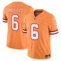 Tampa Bay Buccaneers Baker Mayfield Creamsicle Alternate Vapor F.U.S.E. Stitched Limited Jersey product image 1, provided