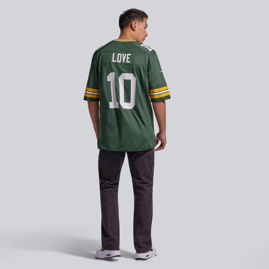 Green Bay Packers Love Green Player Game Jersey product image 18, provided for visual reference and product detail review