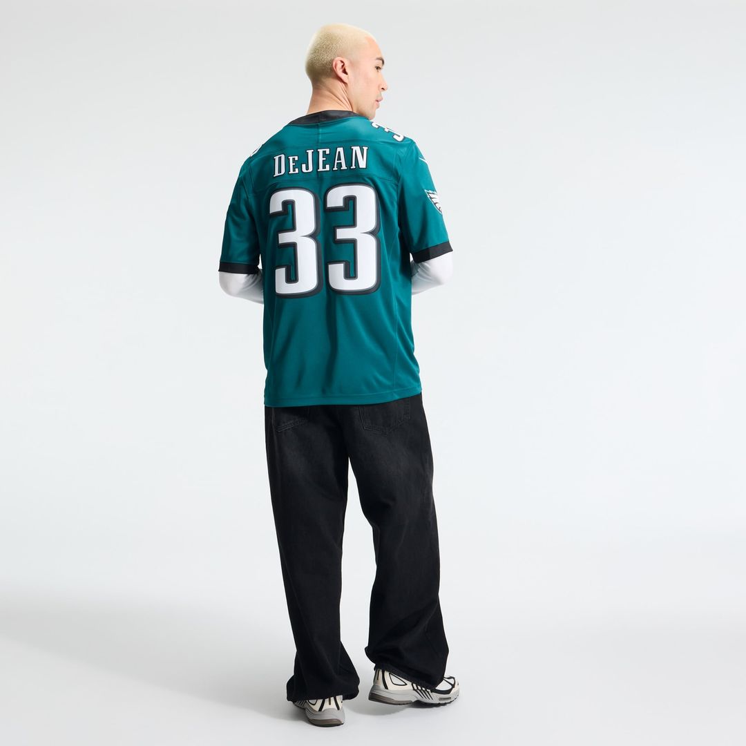 Philadelphia Eagles Cooper DeJean Midnight Green Team Vapor F.U.S.E. Stitched Limited Jersey product image 19, provided for