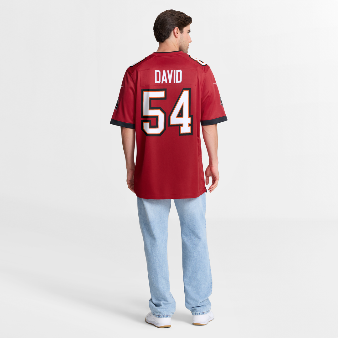 Tampa Bay Buccaneers Lavonte David Red Game Jersey product image 8, provided for visual reference and product detail review