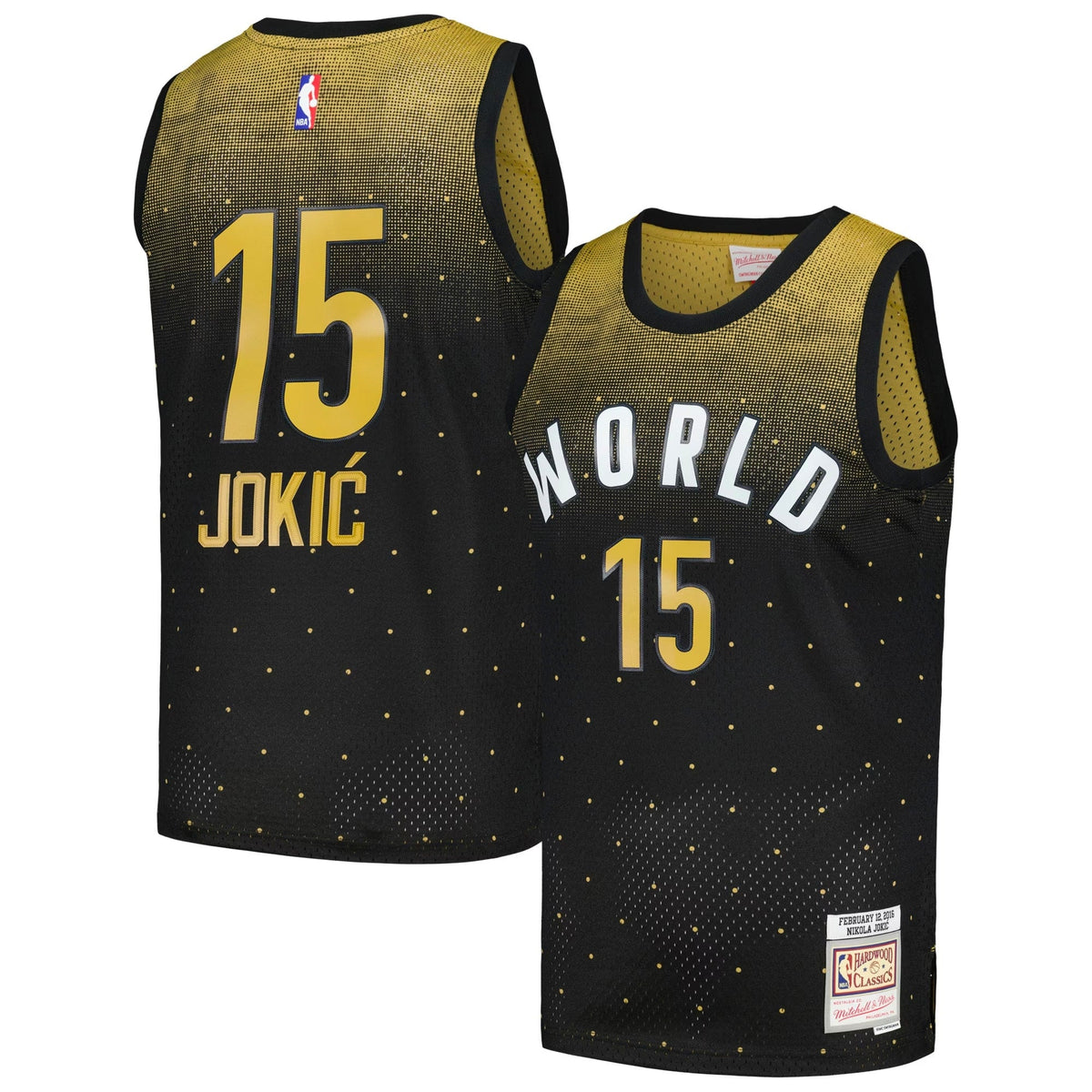 Men's Mitchell & Ness Nikola Jokic Black 2016 NBA Rising product image 1